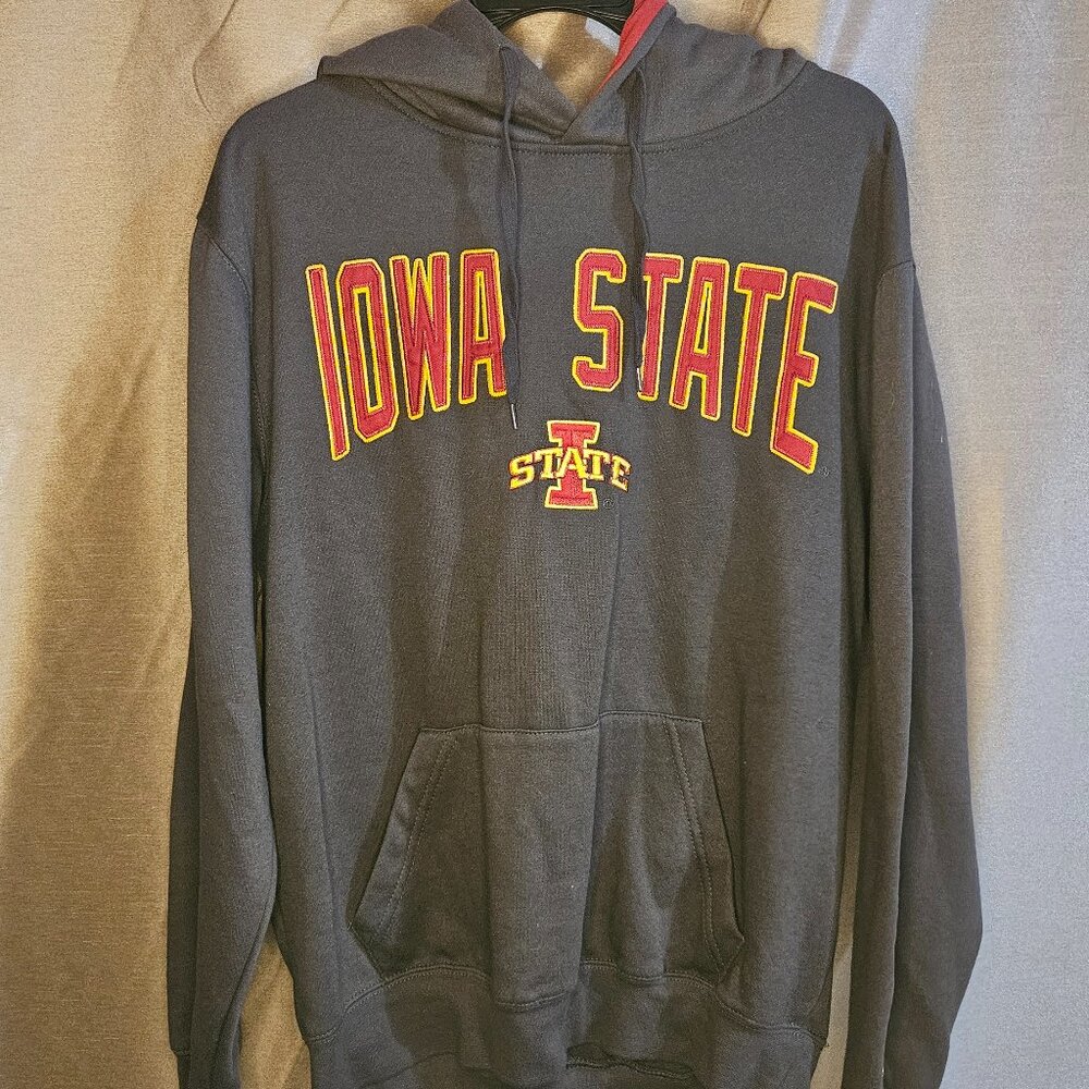 Stadium, Red, Grey Brown, Yellow, Top, Size: M